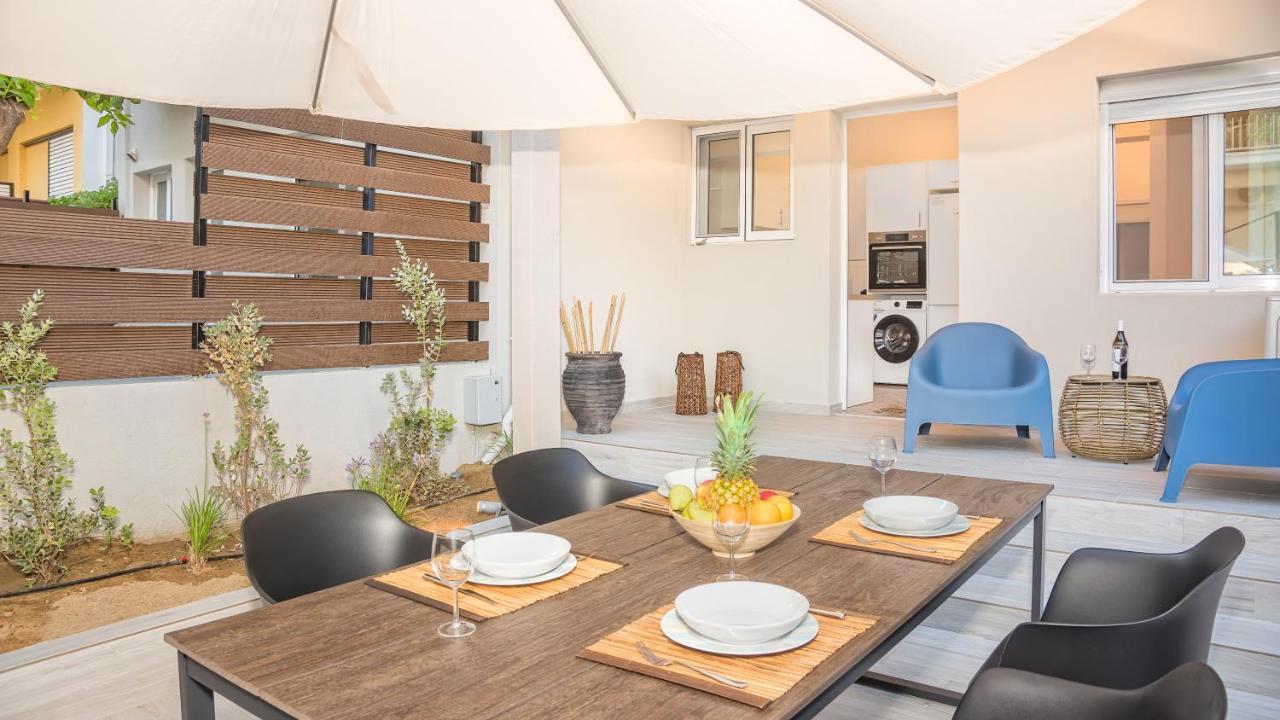 Appartement Jasminestay - Two Bedroom With Backyard La Canée
