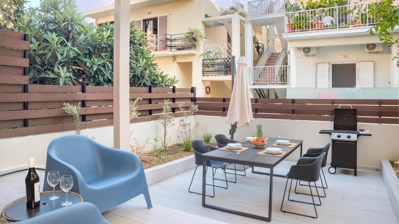 Jasminestay - Two Bedroom With Backyard Appartement La Canée