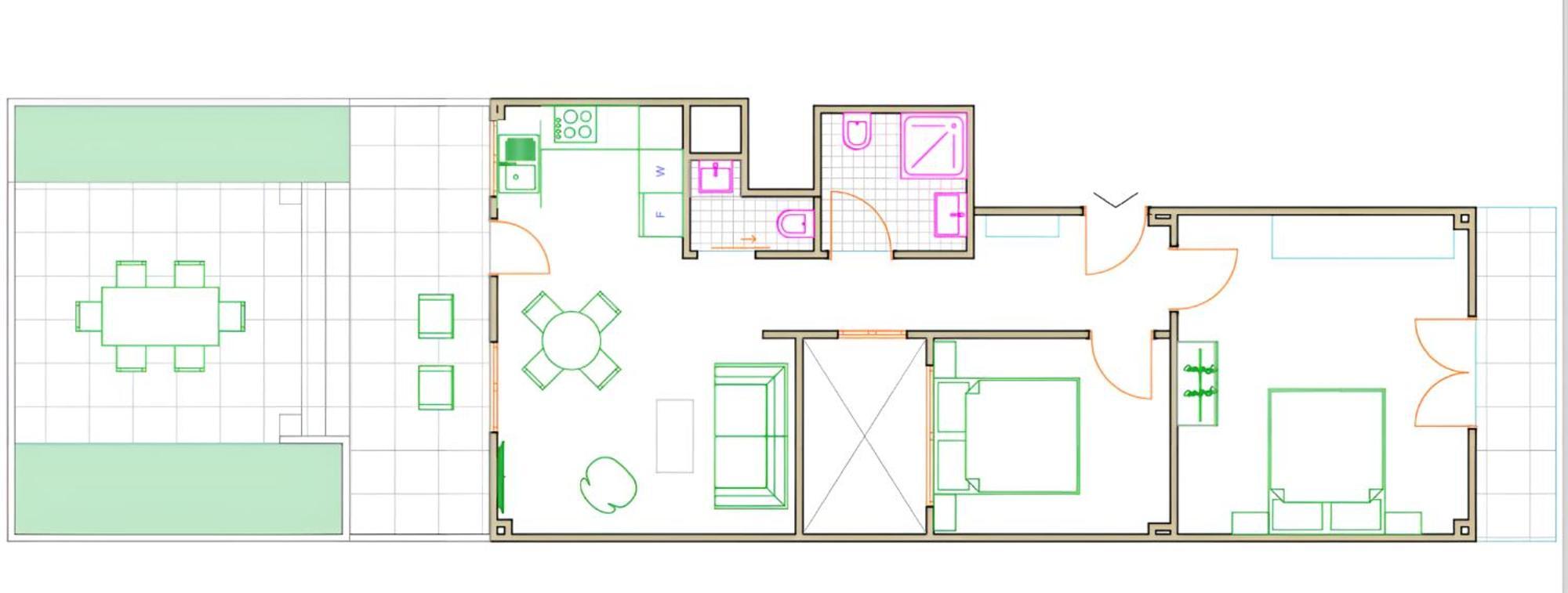 Jasminestay - Two Bedroom With Backyard La Canée