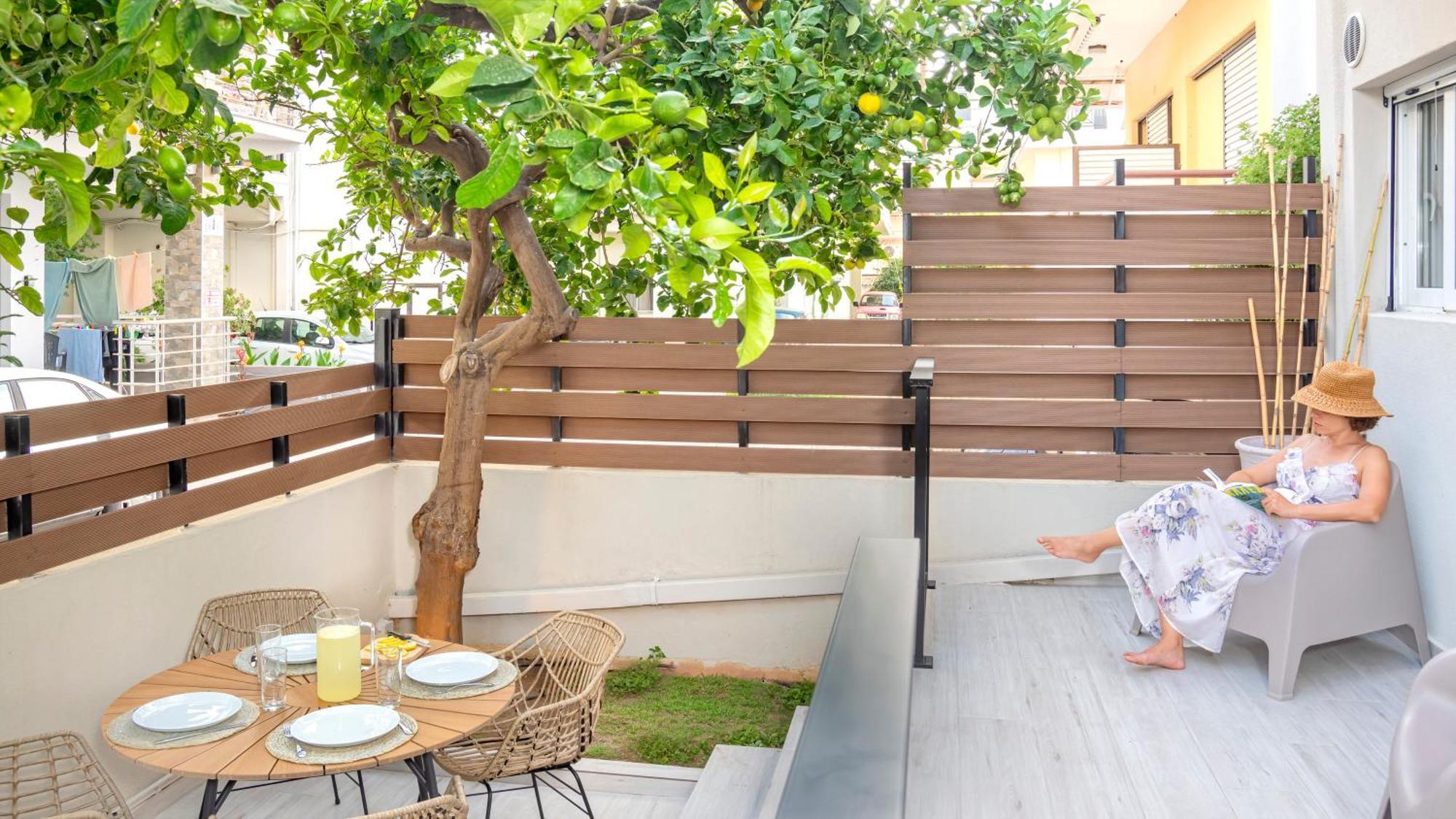 Jasminestay - Two Bedroom With Backyard * La Canée